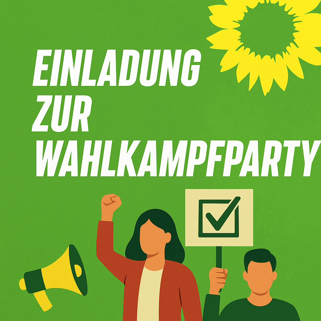 Einladung zur Wahlkampfparty